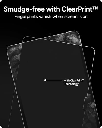 ZAGG 11 Inch 200118468 Clear Glossy Anti-Fingerprint Anti-Bubble Tempered Glass Screen Protector