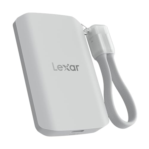 Lexar 1TB External Solid State Drive, USB-C, Drop Resistant, Dust Resistant, Water Resistant, Compact