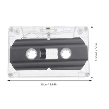Alasum 30 Min Cassette Tape 1 GB Storage Transparent Audio Media