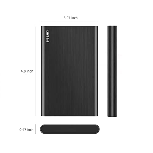 Caraele 500GB HDD03-500GB External Hard Drive USB 3.0 5400RPM 2.5-inch Portable Storage