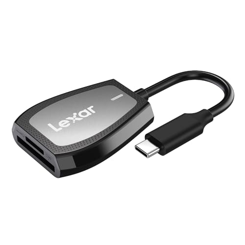 Lexar 2-Slot USB 3.2 Type-C Card Reader for SD & microSD Cards Model LRW470U-RNHNU
