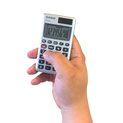 Casio 2.5 Inch HS-8VA LCD Standard Function Calculator