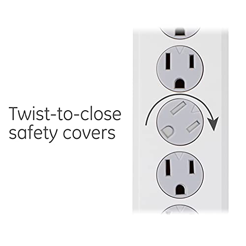 GE 8 Ft 14014 125 Volts 15 Amps Type B 6 Outlet Surge Protector Power Strip