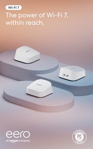 Amazon eero 7 Dual-Band Mesh Wi-Fi 7 Router 2.5 Gbps 1.8 Gbps Wireless Dual-Band Router
