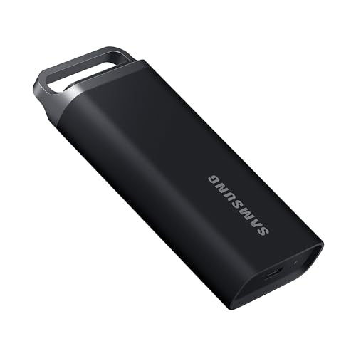 Samsung 4TB MU-PH4T0S/AM USB 3.2 Gen 1 External Solid State Drive, Read Speeds Up to 460MB/s, Black