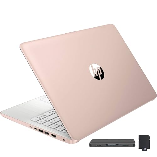 HP Stream 14" Laptop - Intel Celeron N150, 16GB RAM, 128GB eMMC, Windows 11 S, Gold