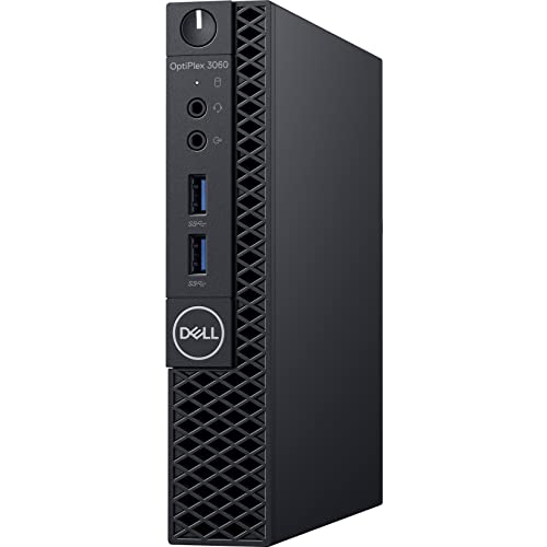 Dell OptiPlex 3060 Micro PC, Intel Core i3-8100T, 8GB RAM, 128GB SSD, Windows 11 Pro, 3840x2160 Resolution, Tower