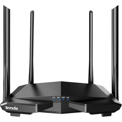Tenda 1 Count AC6 Dual-Band Wireless Router 1200 Mbps - Ethernet and Wi-Fi Connectivity