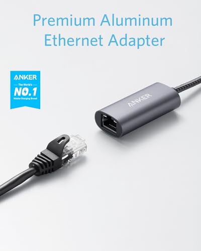 Anker 1-Port USB-C to Ethernet Adapter A83130A1 RJ45 1 Gbps Ethernet Network Adapter