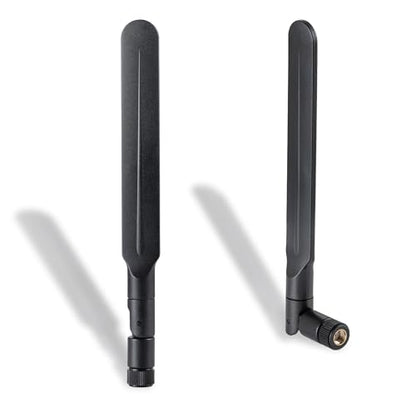 eifagur 2-Pack 9dBi WLAN Antenna 2.4GHz/5GHz/6GHz 50 Ohm RP-SMA