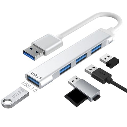 SHMVQ 4-Port A3 USB Hub USB 3.0 Splitter 5 Gbps Aluminum