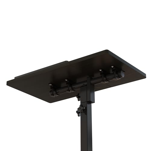 TigerDad 11.81 x 13.27 inches QQ-111 Overbed Table Adjustable Height Indoor Use Metal and Engineered Wood