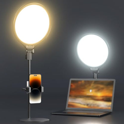 UBeesize 10.5in TBC001 Lighting System with Adjustable Stand and Phone Mount