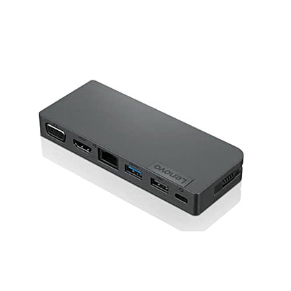 Lenovo 4X90S92381 Powered USB-C Travel Hub USB 3.0 HDMI VGA RJ-45 Black