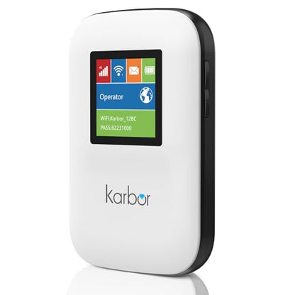 Karbor 4G LTE MF833 Mobile Hotspot Wi-Fi 4 White