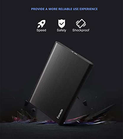 Caraele 500GB HDD03-500GB External Hard Drive USB 3.0 5400RPM 2.5-inch Portable Storage