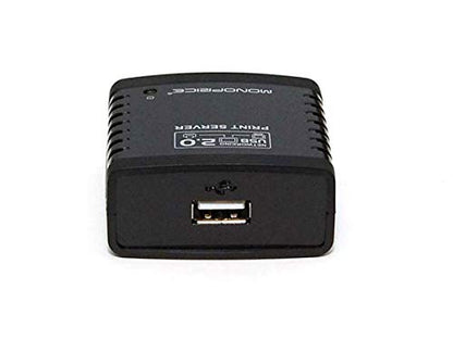 Monoprice 1-Port USB 2.0 Print Server 10Base-T/100Base-T Model 107084