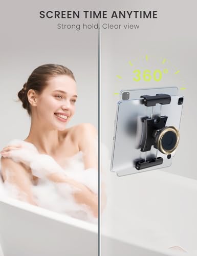 OHLPRO Wall Mount Holder PQ03-P7 - Tablet and Phone Support - 360° Rotation, Various Mount Options, Compatible with Devices 5-13 inches
