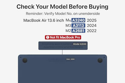 WUYOYO 13 Inches MacBook Air A2681 Matte Waterproof Screen Protector