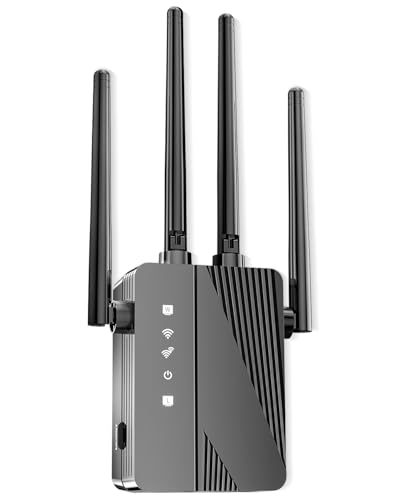 Eboous WiFi Extender Signal Booster 15000 sq. ft Single-Band 300 Mbps 802.11a/g/n/ac Repeater
