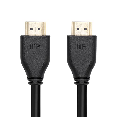 Monoprice 6 Feet HDMI Cable - HDMI 2.1, Male-to-Male, 48Gbps, CL2 Rated