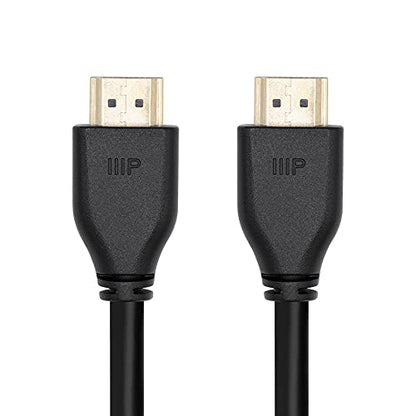 Monoprice 6 Feet HDMI Cable - HDMI 2.1, Male-to-Male, 48Gbps, CL2 Rated