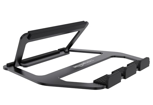 Amazon Basics 13inch NCS201-B Stand 18° Tilt Foldable Aluminum Laptop Stand