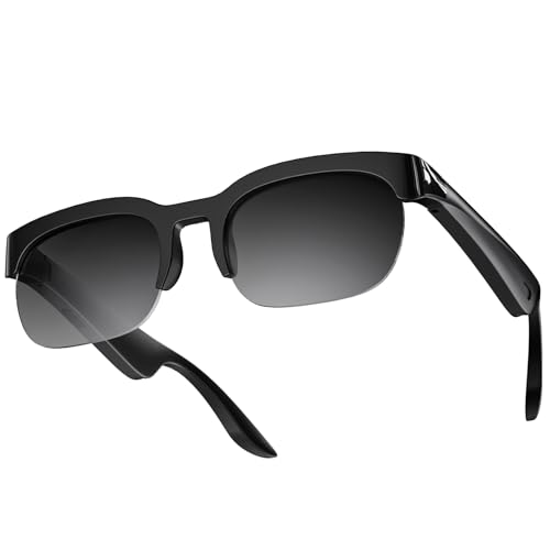 ZYHZMSGJ Rectangular V6 150+ Translation Bluetooth AI Glasses 120H Battery Life IPX5