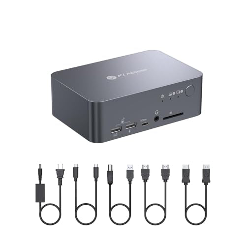 AV Access iDock-C10-US 4K@60Hz Dual Monitor KVM Docking Station for Desktop & Laptop