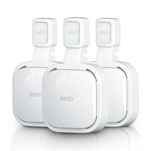 Sootozy EM6E-3-new Tri-Band Wall Mount Holder for eero Pro 6e/6, Weatherproof, 802.11a, 1000 Mbps, Internal Antenna