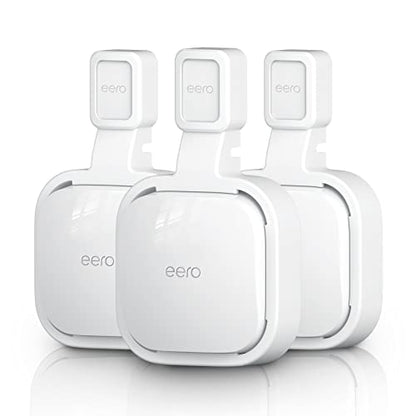 Sootozy EM6E-3-new Tri-Band Wall Mount Holder for eero Pro 6e/6, Weatherproof, 802.11a, 1000 Mbps, Internal Antenna