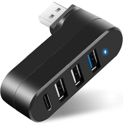 vienon 4-Port USB Hub VN76HFH USB 3.0 Interface Lightweight Plastic 5 Gigabits Per Second