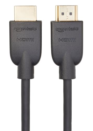 Amazon Basics 6ft HDMI Cable Male-to-Male 4K@60Hz High-Speed with Ethernet