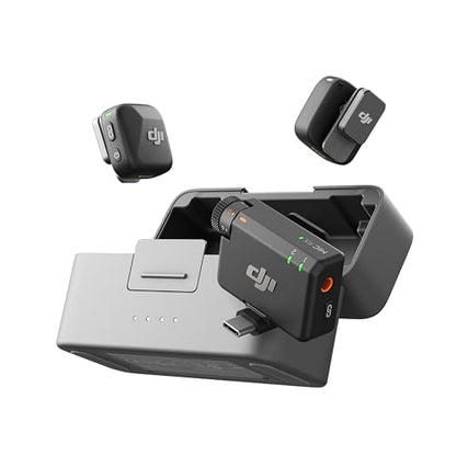 DJI Mic Mini 2 TX 1 RX USB Type-C Omnidirectional Microphone, 20 Hz - 20,000 Hz Frequency Response