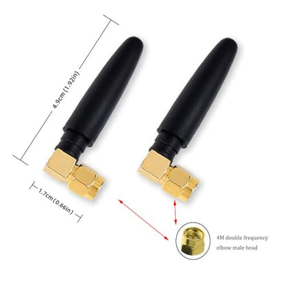 CENXIFJUDZ 2.4G 8541545833 2-3 dBi Antenna 50 Ohm Wireless Networking Antenna