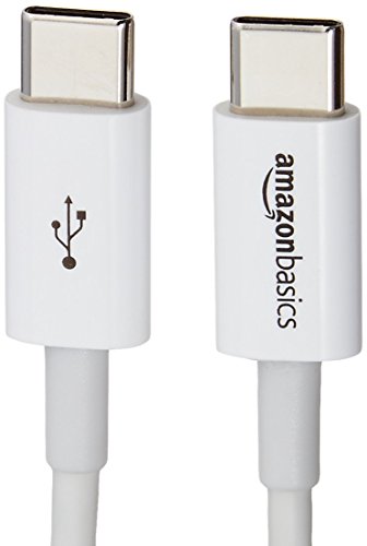 Amazon Basics 2.0 USB-C Cable, 6 Feet, 15W Fast Charging, 480Mbps Data Transfer
