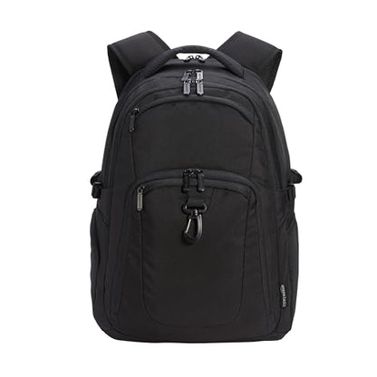 Amazon Basics 17-Inch Laptop Backpack NC2401019R1 Water Resistant Polyester Black