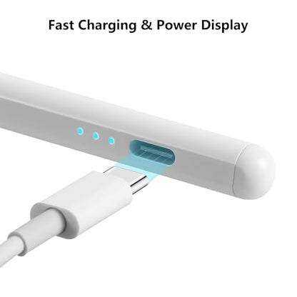 TOHAKATA Stylus Pen White Model T10 for Apple iPad Compatibility
