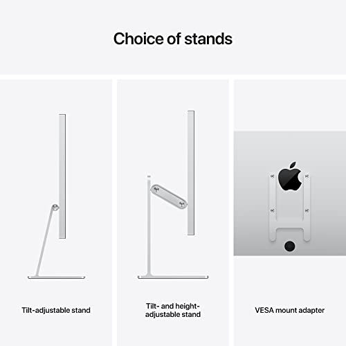 Apple 6.61 x 13.89 x 18.82 inches MYJK3LL/A 5K Display with Ultra Wide Camera and Mic Array