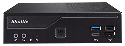 Shuttle DH610S Mini PC Intel Alder Lake LGA1700 4K Display SSD Support Black