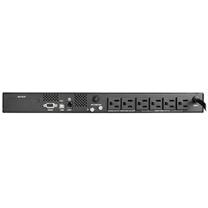 Tripp Lite 500VA SMART500RT1U Line-Interactive UPS, 300W, 120V AC, Rack/Tower, 7 Outlets