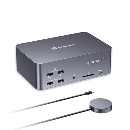 AV Access 8K KVM Switch 3 Monitors 1 Desktop & 1 Laptop iDock B23 8K 30Hz HDMI 2.0 2-way