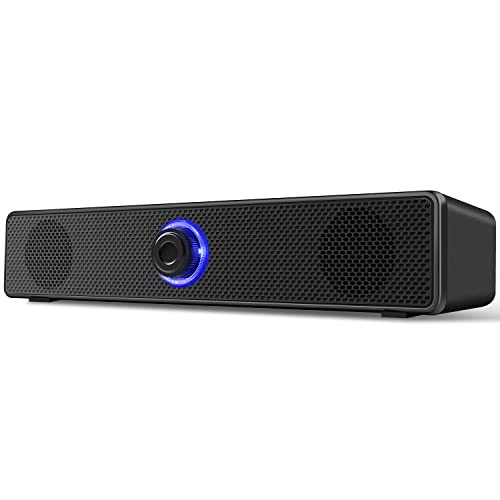 TAOTOSUNE 2.0 Stereo Dual Speaker TTS004 USB-A Powered Wired Computer Speakers with 3.5mm AUX Audio Plug