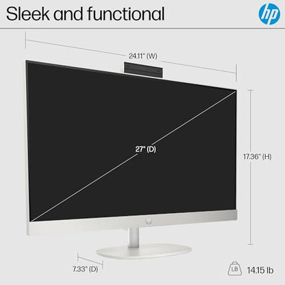 HP 27 inch All-in-One Desktop PC 27-cr0012 1920x1080 60Hz LED