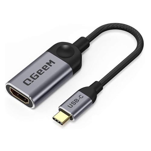 QGeeM USB C to HDMI Adapter XCHF02 4K 30Hz Gray