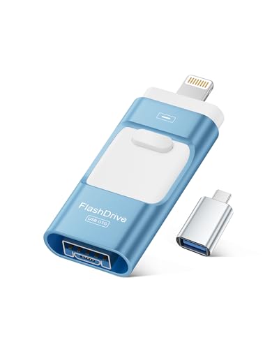 ROSPE 256GB USB Flash Drive RSE2506 USB Type-A/Type-C/Lightning