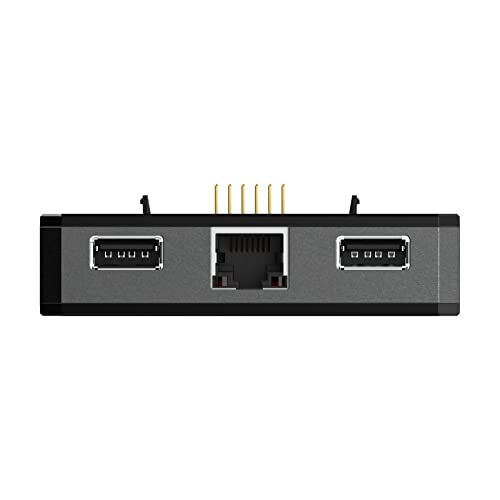 Argon Forty USB Expansion Hub for Raspberry Pi Zero 2 W | 2 x USB Ports | 100 Mbps | Linux