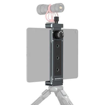 Leaplumin 787942196809 Aluminum Tripod Mount Adapter, 5.91 x 1.42 x 1.18 inches, 1/4" Screw, Universal Tripod Mount for Tablets, Compatible with Multiple Devices