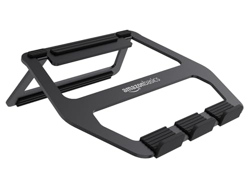 Amazon Basics 13inch NCS201-B Stand 18° Tilt Foldable Aluminum Laptop Stand