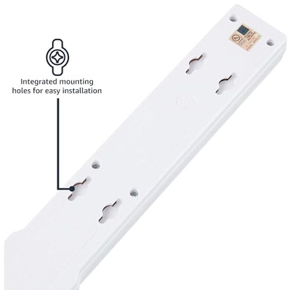 Amazon Basics 6-Outlet Surge Protector Power Strip 791 Joules 15A 125V